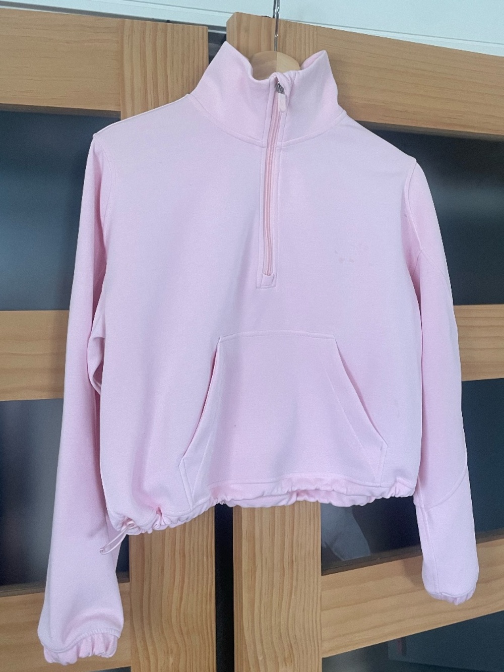 Lululemon Softstreme Half-Zip | Light Pink | Size 6 - Picture 6 of 13